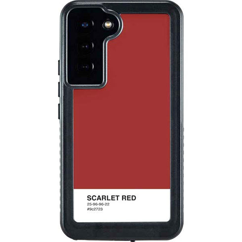 Scarlet Red Galaxy S24 Plus Waterproof Case
